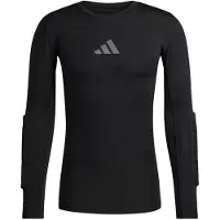 Adidas Padded Keepersshirt Lange Mouwen Zwart