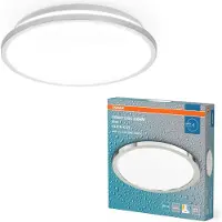 Osram Plafondlamp BATHROOM, chroom / zilver, Badkamer, Aluminium, Modern, Plafondlamp badkamer