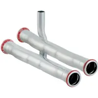 Geberit Mapress C-staal set aansluit-T-stuk voor retour, DN 15 / 12, 23603