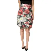 Dolce&Gabbana Rechte kokerrok met bloemenmotief voor dames van