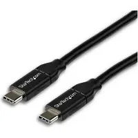 StarTech.com 2 meter USB-C kabel - 5A/100W PD - USB 2.0 USB-IF cert - Zwart