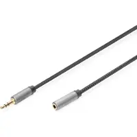 Digitus DB-510210-018-S audio kabel 1,8 meter 3.5mm Zwart