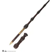 Cinereplicas Albus Dumbledore / Perkamentus Toverstaf / Toverstok Pen and Display / Toverstok pen met houder - Harry Potter