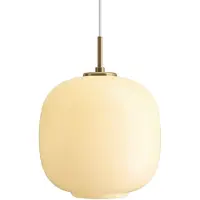 Louis Poulsen VL 45 Radiohus Ø 250 Hanglamp Brass | glossy pale yellow