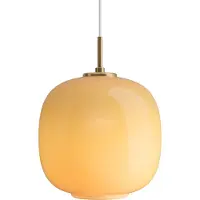 Louis Poulsen VL 45 Radiohus Ø 250 Hanglamp Brass | glossy amber