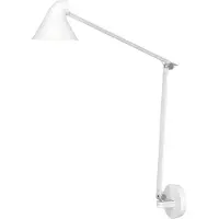 Louis Poulsen NJP Long Wandlamp White | Without cord and with wall box | 2700 K