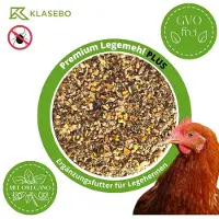 KLASEBO 25 kg Premium Legemehl PLUS met Oregano - Pluimveevoer voor kippen, ganzen, eenden