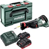 Metabo SSEP 18 LT BL accu reciprozaag 18 V 32 mm borstelloos + 2x LiHD accu 4.0 Ah + lader + metabox