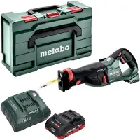 Metabo Sabelzaag, SSEP 18 LT BL accu reciprozaag 18 V 32 mm borstelloos + 1x LiHD accu 4.0 Ah + lader +