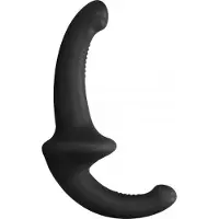 Ouch! - Silicone Strapless Strapon - Black