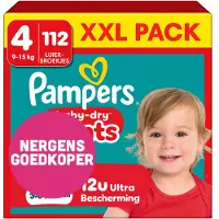Pampers 2x Baby Dry Luierbroekjes Maat 4 (9-15kg) 56 stuks