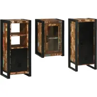vidaXL Badkamermeubel Set 3 st Multikleur 40 x 35 x 90 cm