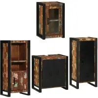 vidaXL Badkamermeubel Set 4 st Multikleur 55 x 35 x 60 cm