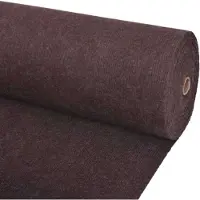vidaXL Tapijt Bruin 1,2 x 20 m Polyester