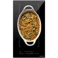 Oceanic Built-in induction dominoes - - OCEATI2Z2BF - 2 burners with flexible zone - 3600 W - Black
