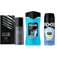 Axe Set Ice Chill - Edt 50 ml Spray / Deo Spray 150 ml / Douchegel 250 ml met 3in1 formule