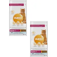 IAMS Cat Senior 3 kg - Kattenvoer - 2 x Zeevis