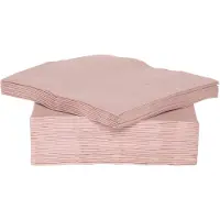 COSY&TRENDY 80x stuks luxe kwaliteit servetten bruin 38 x 38 cm