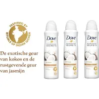 Dove Deo Spray - Restoring - 3 x 150 ml Kokos & Jasmijn