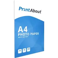 PrintAbout Fotopapier Mat A4 180 gr (50 vel) geschikt voor