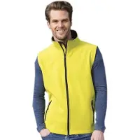 Result Softshell casual bodywarmer geel voor heren - Outdoorkleding