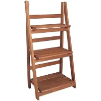 Gerimport Houten Decoratie Ladder Emma ? Opbergplank ? Ladderrek met 3 Planken ?