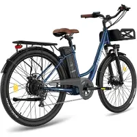 Fafrees F26 Lasting Elektrische Stadsfiets – 250W Motor, 36V 25Ah Accu, 140km Bereik, 26" Banden, 7 Versnellingen
