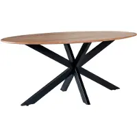 LivingFurn eetkamertafel oslo acasia hout 180cm -