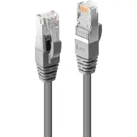 Lindy 45585 S/FTP Cat6 Kabel, grau, 5.00m LSOH, inkl. Testprotokoll