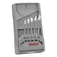 Bosch Powertools 2608587170 Glas- en keramiekboren 5-delig 5.5 mm, 6 mm, 7 mm, 8 mm, 10 mm Cilinderschacht 1 set(s)