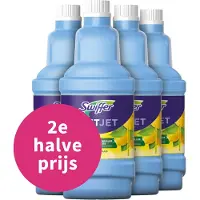 Swiffer 4x Wetjet Alles-in-een Dweilsysteem Reinigingsmiddel Vloer 1,25 Liter
