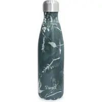 Swell Original Waterfles, Groen Loof, 500 ml. Vacuüm geïsoleerde drinkfles voor koude en warme dranken - BPA-vrije roestvrijstalen drinkfles voor onderweg