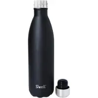 Swell Stainless Steel Herbruikbare Waterfles, 750ml, Onyx, Drievoudig geïsoleerde en lekvrije drinkfles voor warme en koude dranken tot 48 uur koud/24 uur heet