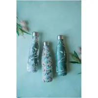 Swell Original Waterfles, Blauw Loof, 500 ml. Vacuüm geïsoleerde drinkfles voor koude en warme dranken - BPA-vrije roestvrijstalen bidon voor onderweg
