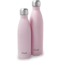 Swell Stainless Steel Reusable Water Bottle, 750ml, Pink Topaz, Drievoudig geïsoleerde en lekvrije drinkfles voor warme en koude dranken tot 48h koud/24h warm