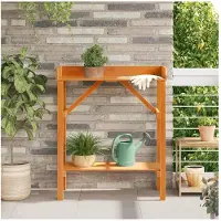 vidaXL Plantentafel, bruin, 75 x 40 x 90 cm, massief grenenhout