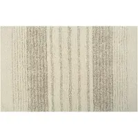 Spirella Badmat Katoen 50x80 cm - Katoenen Badmat Nomad in Natura Beige - Zachte Badmatten voor Badkamer