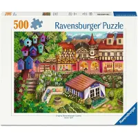 Ravensburger Puzzel voor volwassenen, 500 stukjes - Idyllic dorp