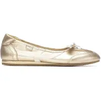 Xti Dames Ballerina's 145227 goud (36), Goudkleurig, Plat, Geen, Casual 14522714-ORO