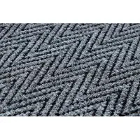 Rugsx Ruitenwisser anti slip 100 cm MAGNUS 2954 Zigzag extern, intern, op een rubber - grijskleuring 100x110 cm