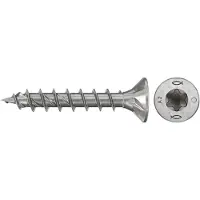 Fischer 574064 Spaanplaatschroef 4 mm 30 mm TX RVS 200 stuk(s)