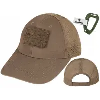 Mil-Tec Vent Pet Beanie Baseball Cap Coyote - Ademend en verstelbaar