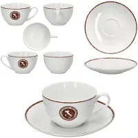 Ritzenhoff & Breker 12-delige set authentieke Italiaanse cappuccino-kopjes met schoteltjes - 412888