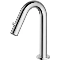 Aloni Eclipse Fonteinkraan Hoog Gebogen - Chroom - RVS 304 - Kranen, Fonteinkranen, Opbouw Fonteinkranen - 5404024115514