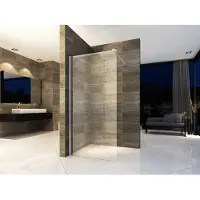 Aloni Pure Inloopdouche Helder Glas 90cm Met Antikalk & Chroom Profiel - Veiligheidsglas - Douche - 5404024102781