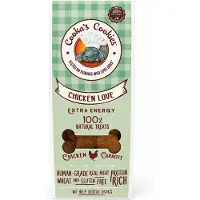 Cooka's Cookies Cooka Cookie's - 100% natuurlijke hondenkoekjes - Chicken Love - Superfoods met Kippenvlees-2-PACK- Voordeel set