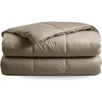 Zelesta Deluxe Uni Satijnkatoen Zomerdekbed - Walnootbruin 240x200cm