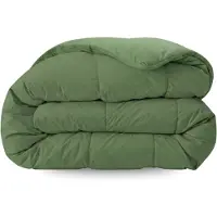 Zelesta Comfort Uni Timeless Green 240x200 - Dekbed zonder overtrek - Wasbaar dekbed - Hoesloos dekbed - 2 in 1 Dekbed met vaste overtrek