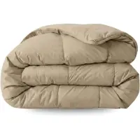 Zelesta Pure Uni Taupe Blush 200x200 - Katoenen dekbed zonder overtrek - Wasbaar dekbed - Hoesloos dekbed - 2 in 1 Dekbed met vaste overtrek