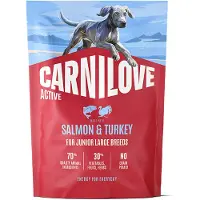 Carnilove Active Dog Dry Made with Salmon & Turkey for Junior Large Breeds 1,5 kg